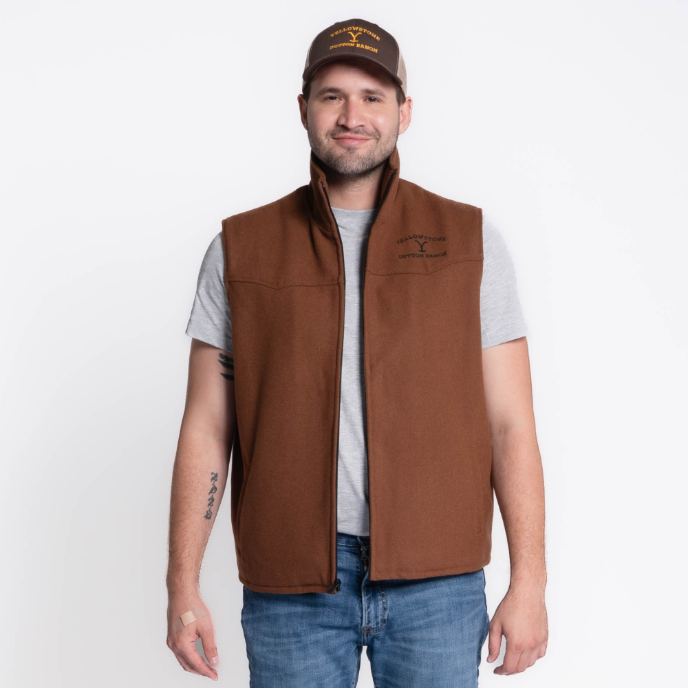 Yellowstone John Dutton Wool Blend Vest