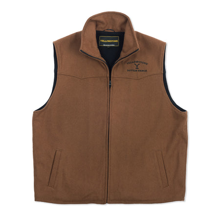 Yellowstone John Dutton As Seen On Wool Blend Vest