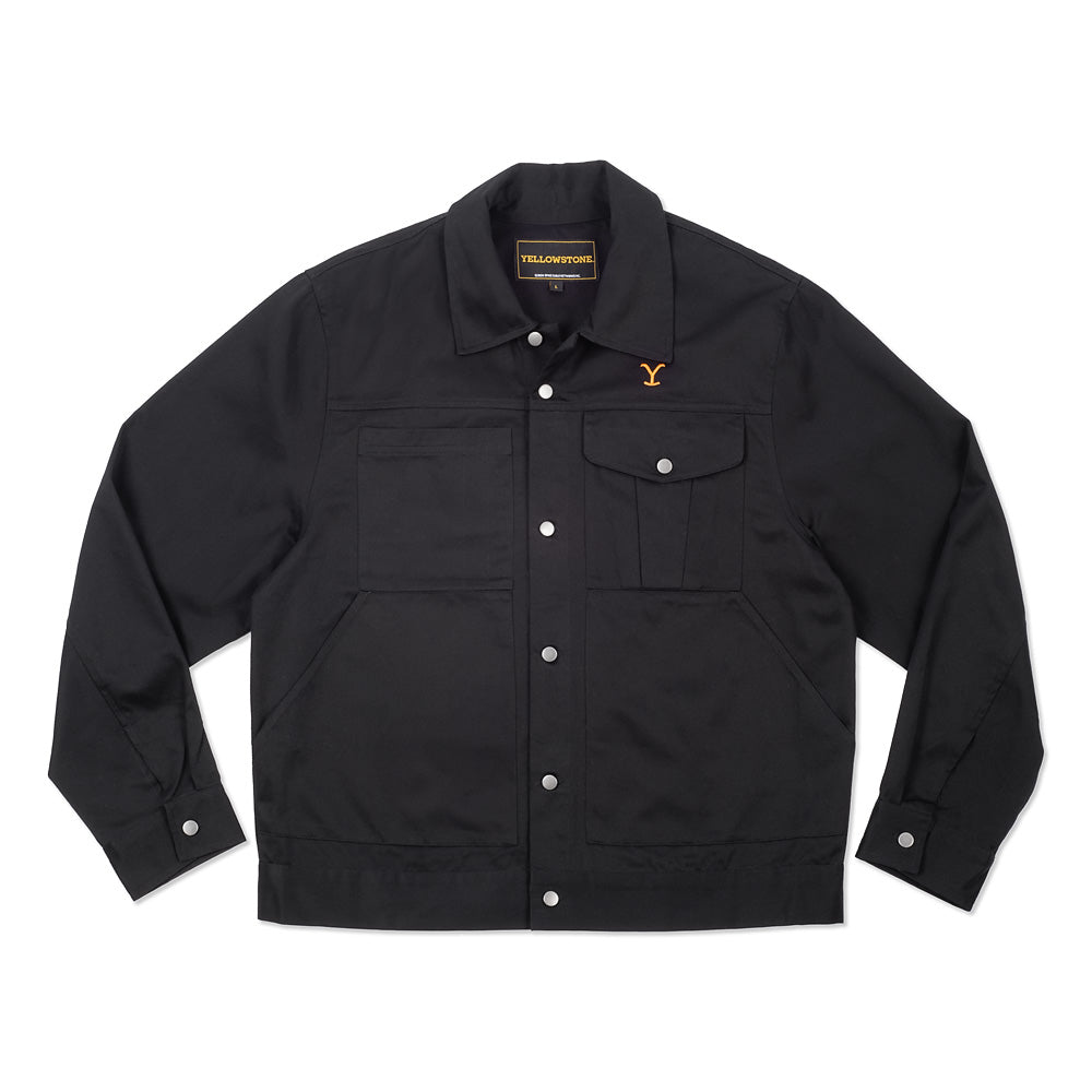 Yellowstone Rip Wheeler Black Denim Jacket