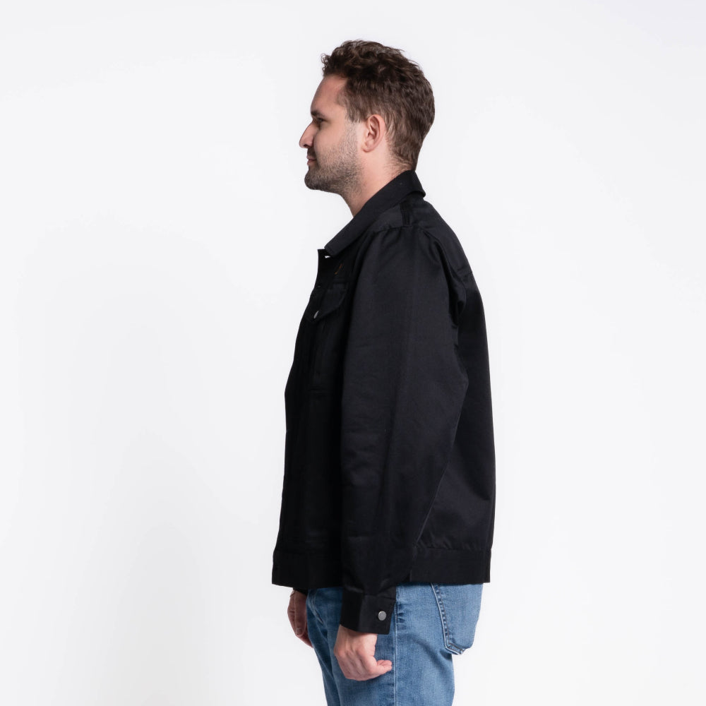 Yellowstone Rip Black Denim Jacket