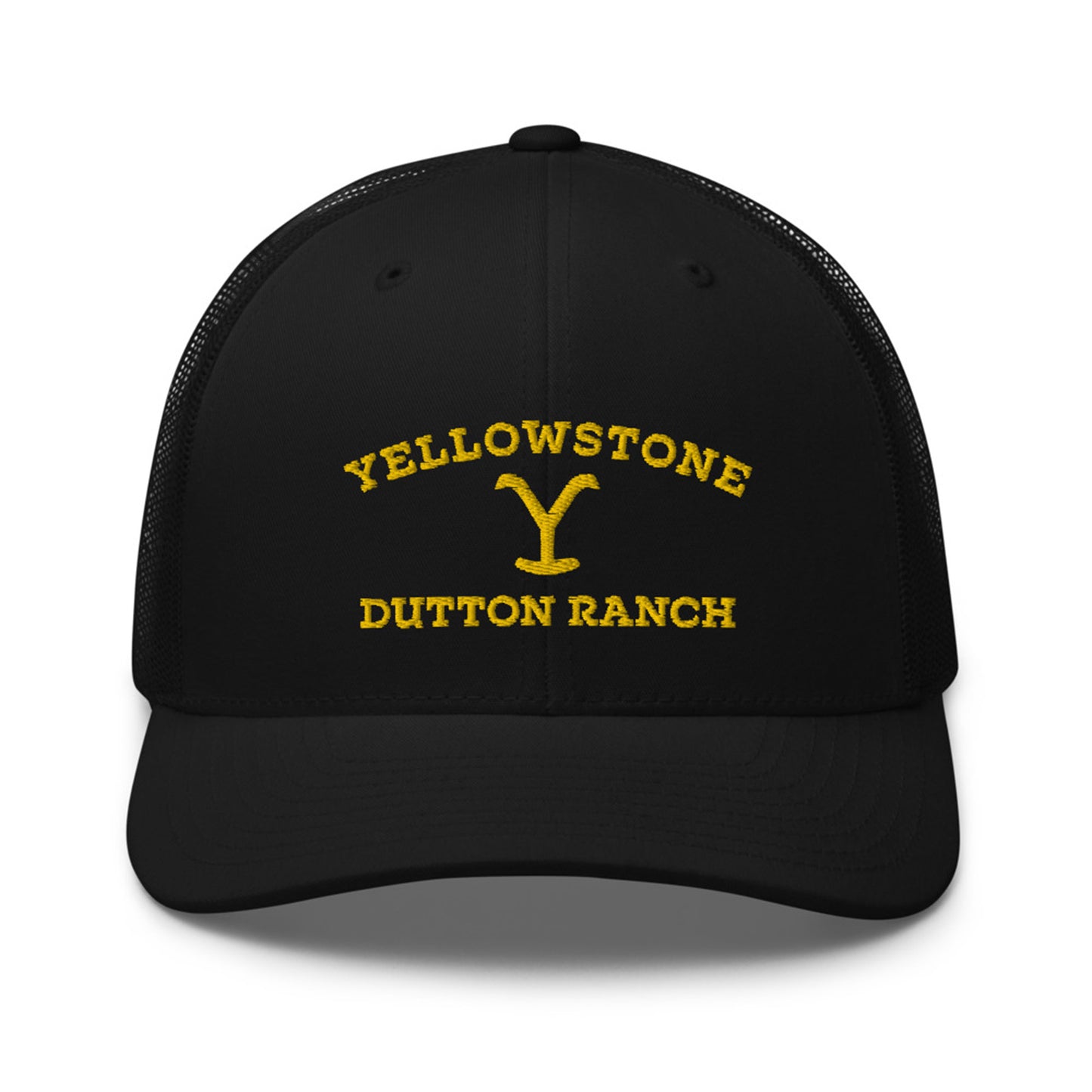 Yellowstone Dutton Ranch Logo Embroidered Retro Trucker Hat