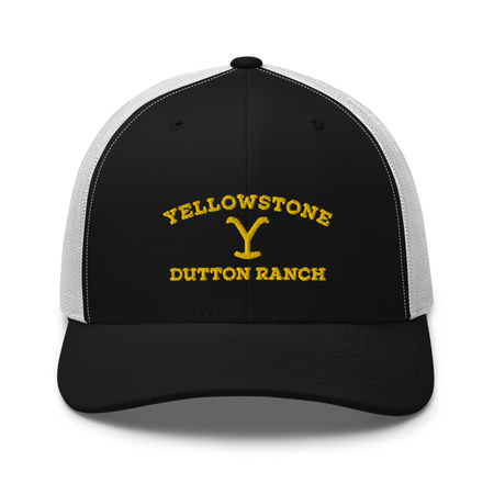 Yellowstone Dutton Ranch Logo Embroidered Retro Trucker Hat