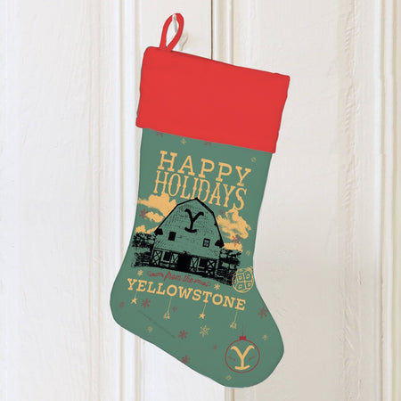 Yellowstone Happy Holidays Stocking