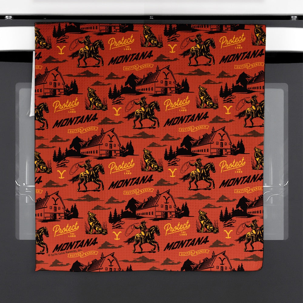 Yellowstone Montana Kitchen Towel