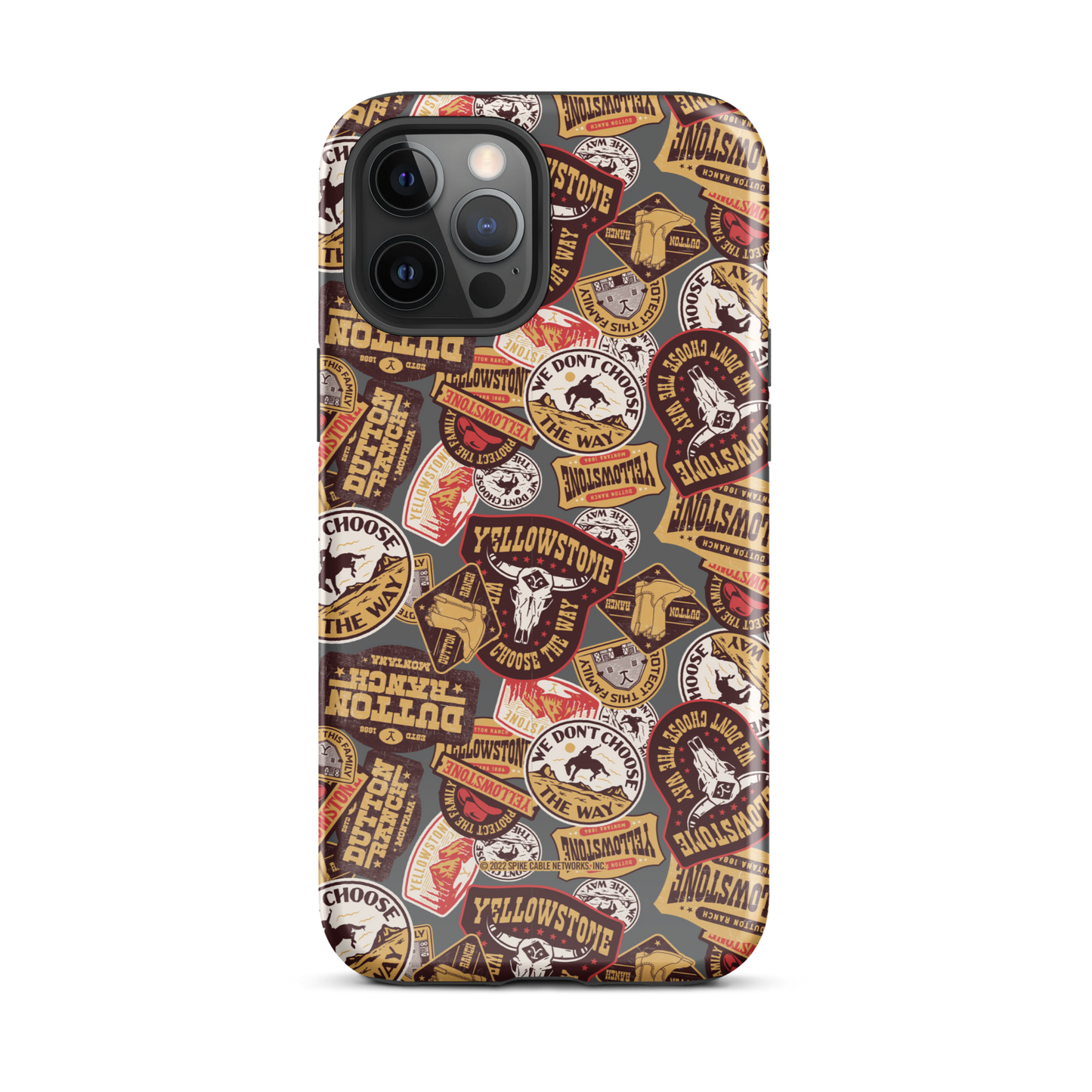 Yellowstone Patches Tough Phone Case - iPhone