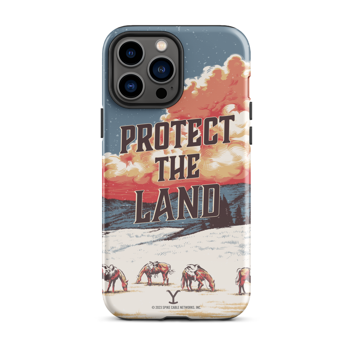 Yellowstone Protect the Land Tough Phone Case - iPhone