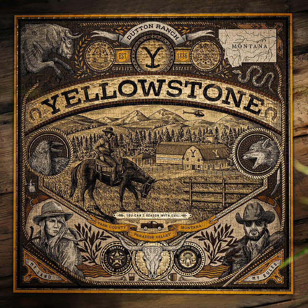 Yellowstone 1,000-Piece Puzzle