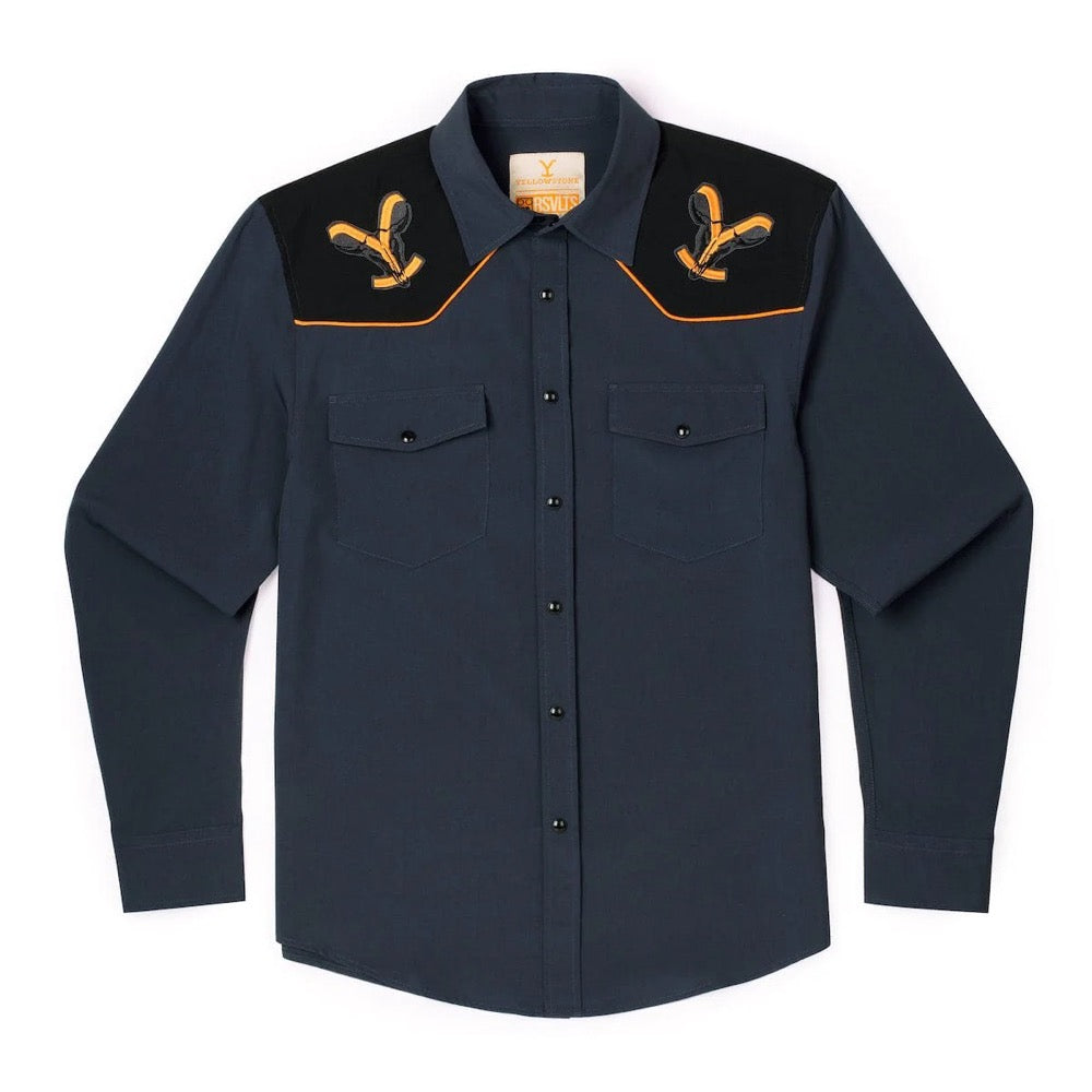 Yellowstone x RSLVTS Long Sleeve Roper Shirt