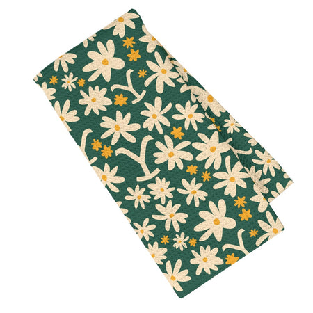 Yellowstone Summer Flowers Kitchen Towel