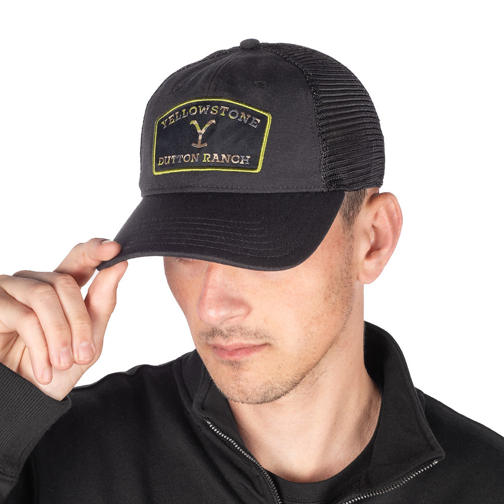 Yellowstone Camo Patch Trucker Hat