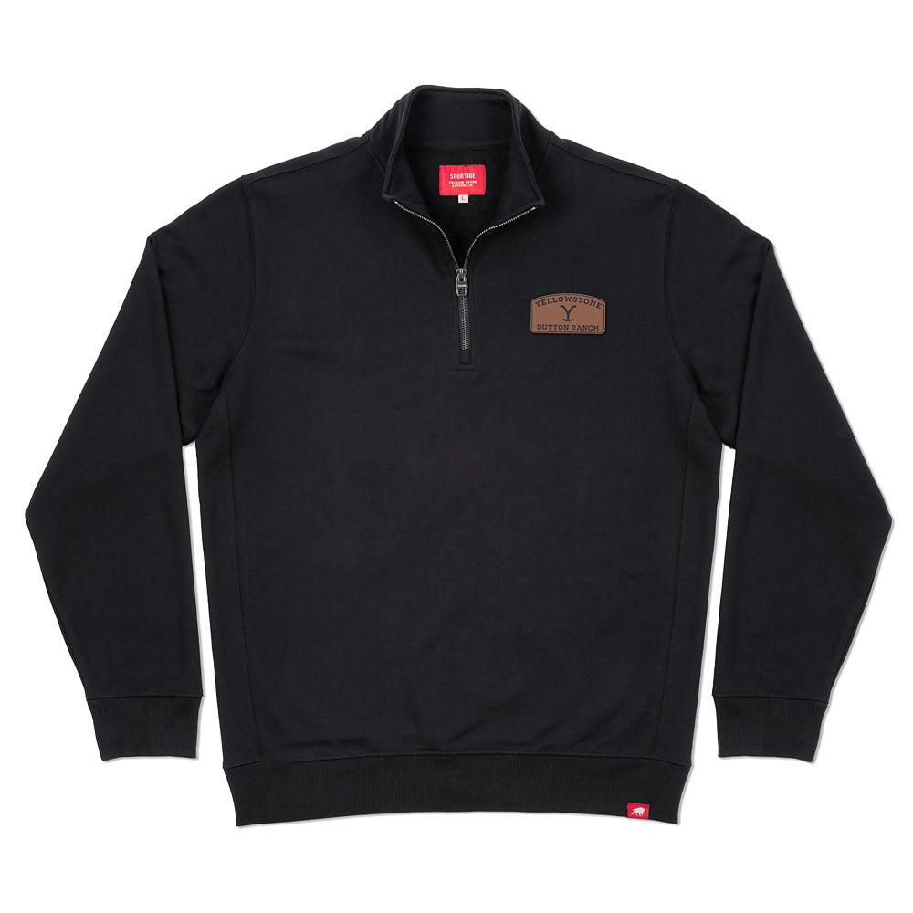 Yellowstone Leather Patch Quarter Zip