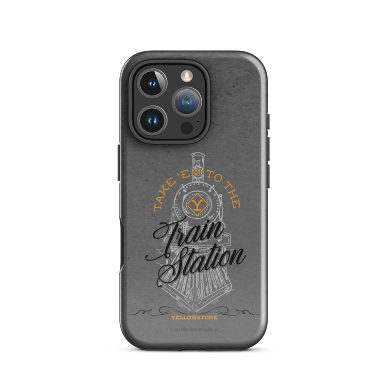 Yellowstone Train Station Tough Phone Case - iPhone