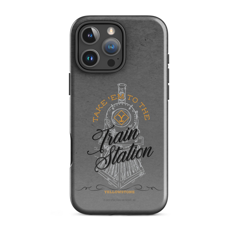 Yellowstone Train Station Tough Phone Case - iPhone