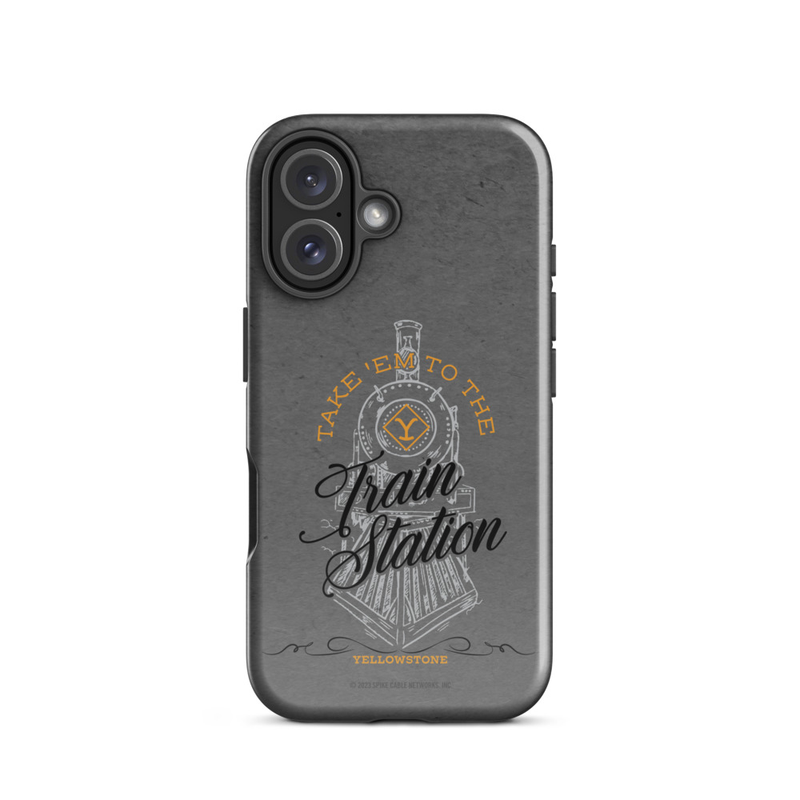 Yellowstone Train Station Tough Phone Case - iPhone