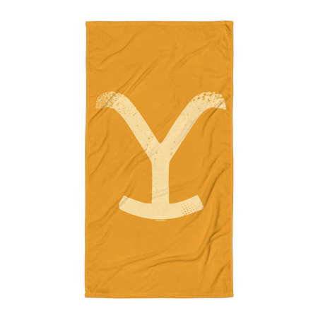 Yellowstone Y Logo Beach Towel