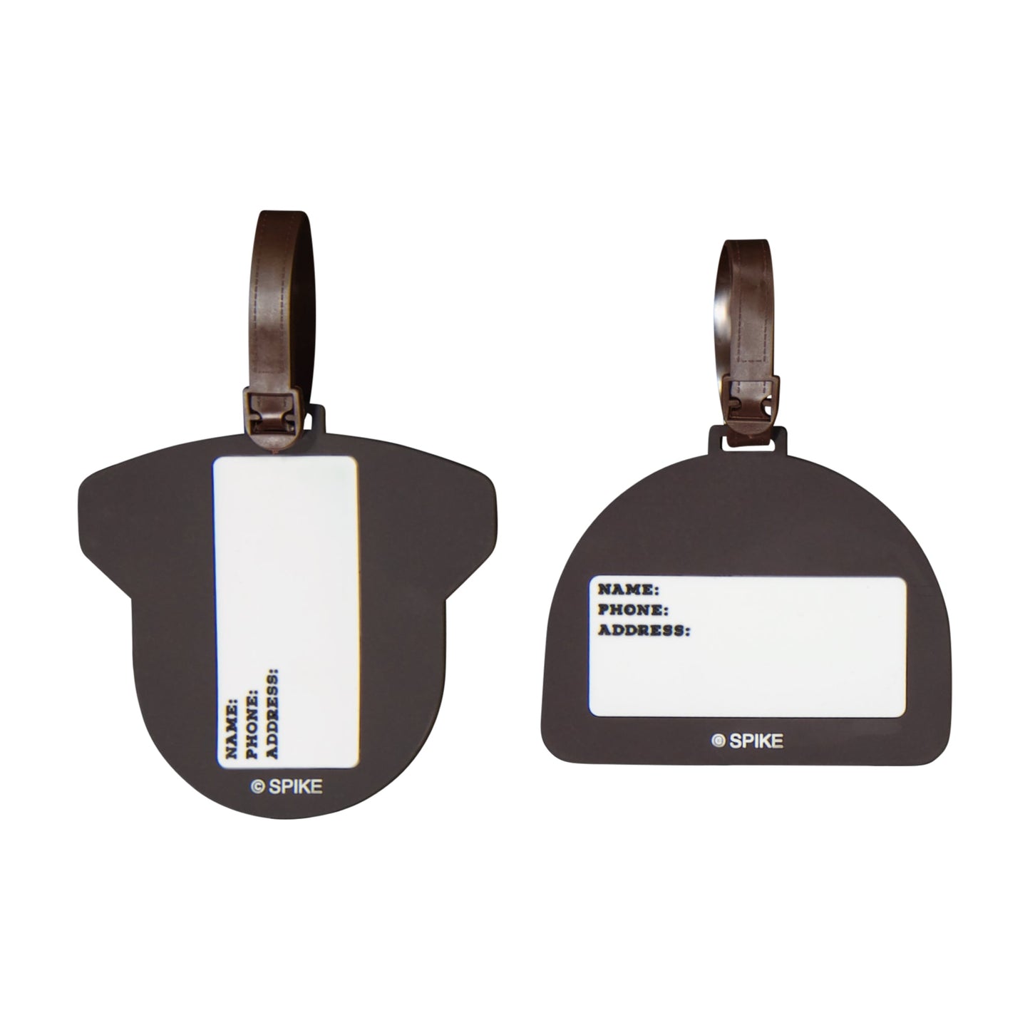 Yellowstone skull emblem luggage tag with slogan