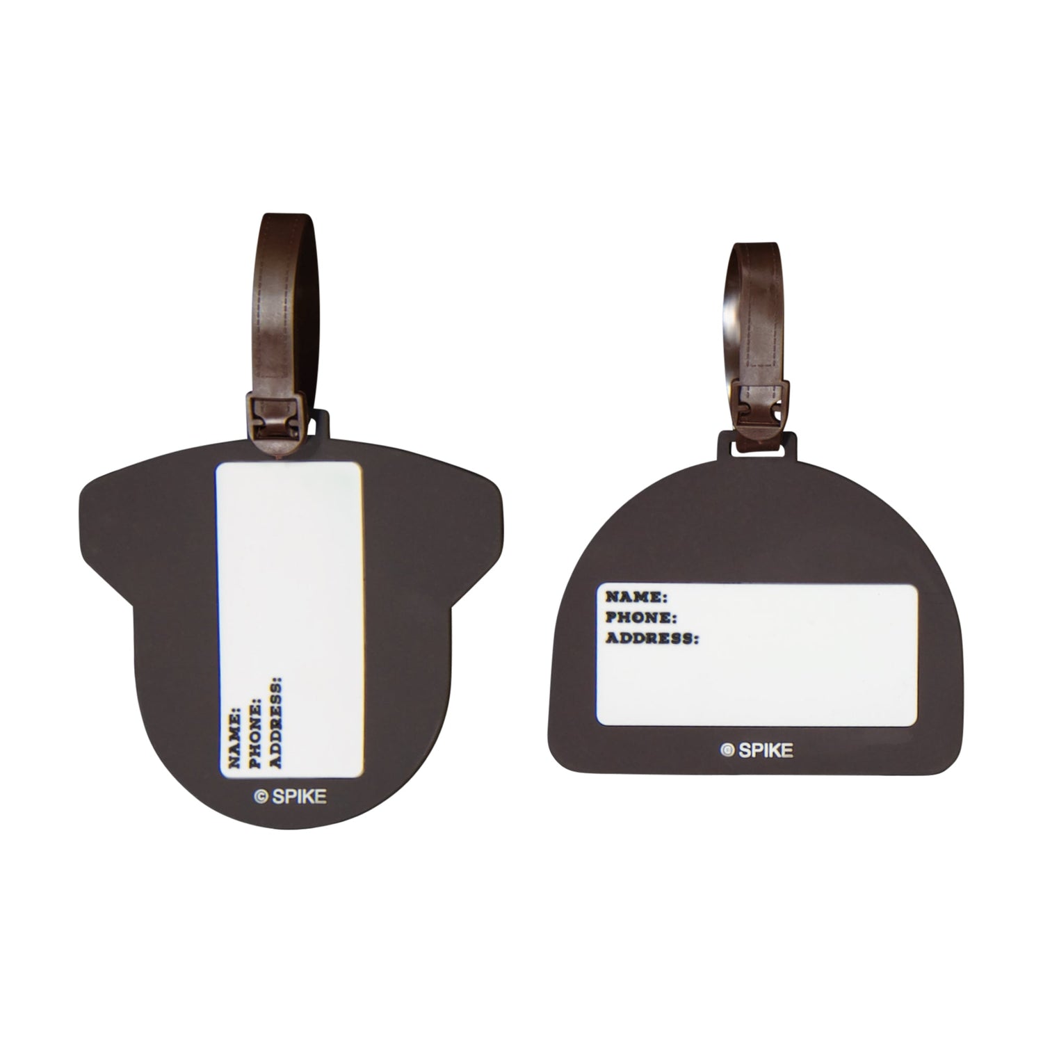 Yellowstone skull emblem luggage tag with slogan