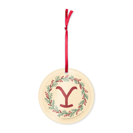 Yellowstone Holiday Wreath Acrylic Ornaments