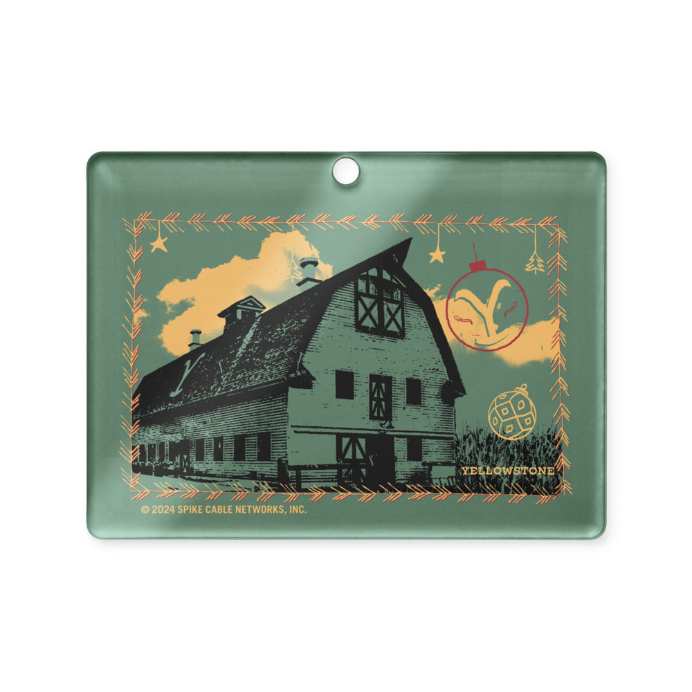 Yellowstone Dutton Ranch Holiday Ornament