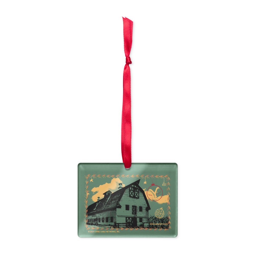 Yellowstone Dutton Ranch Holiday Ornament