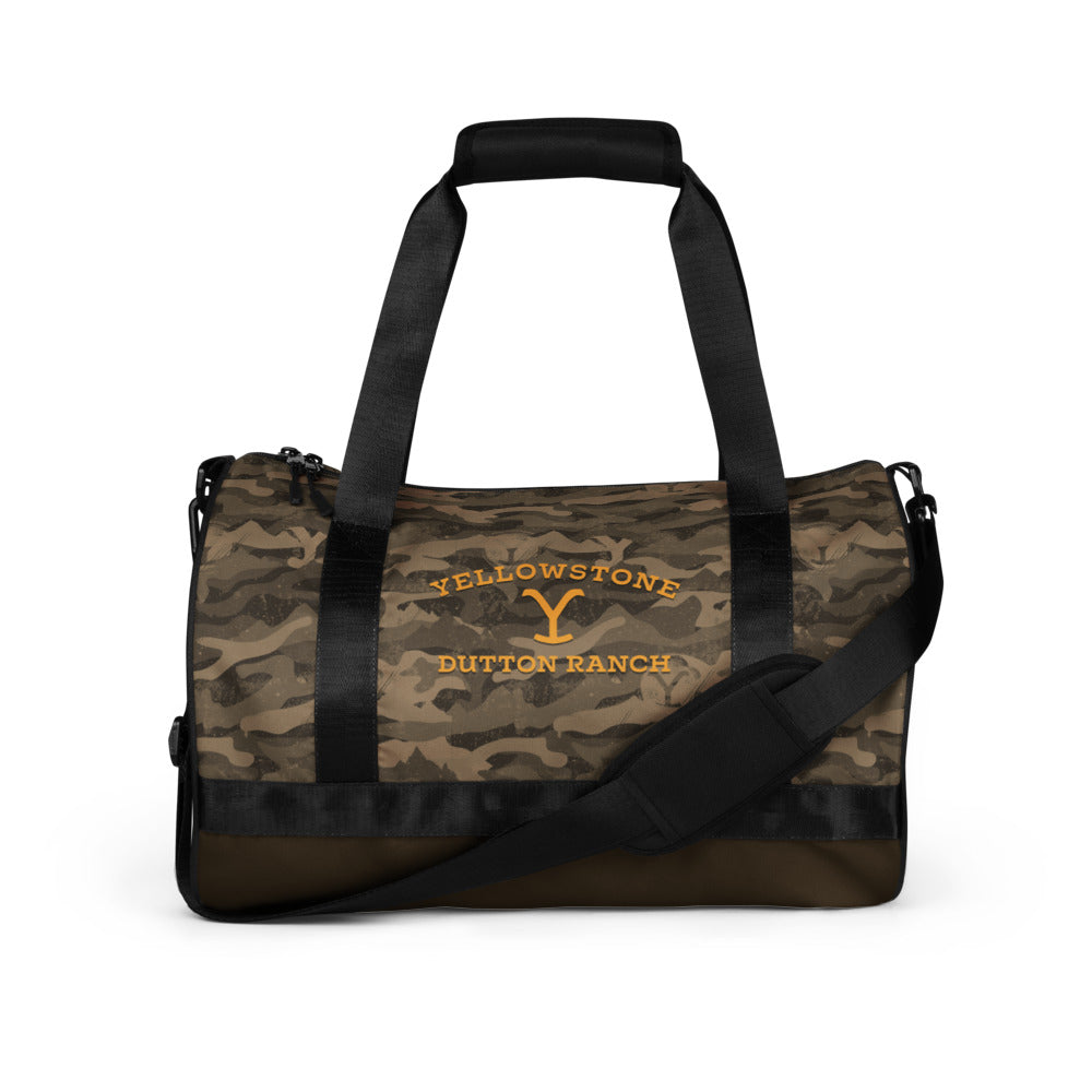 Yellowstone Green Camo Gym Bag