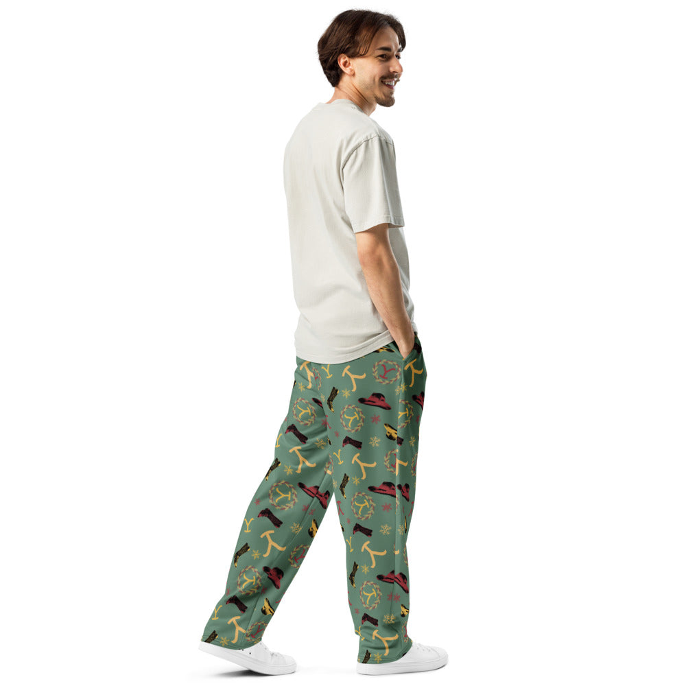 Yellowstone Cowboy Christmas Lounge Pants