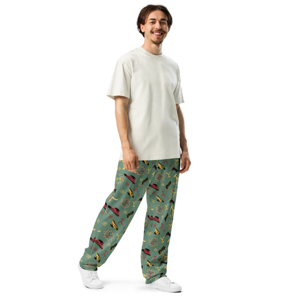 Yellowstone Cowboy Christmas Lounge Pants