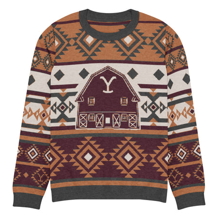 Yellowstone Barn Holiday Sweater