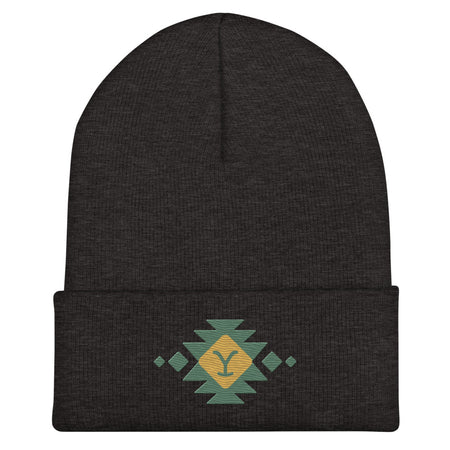 Yellowstone Holiday Cuffed Beanie Dark Grey