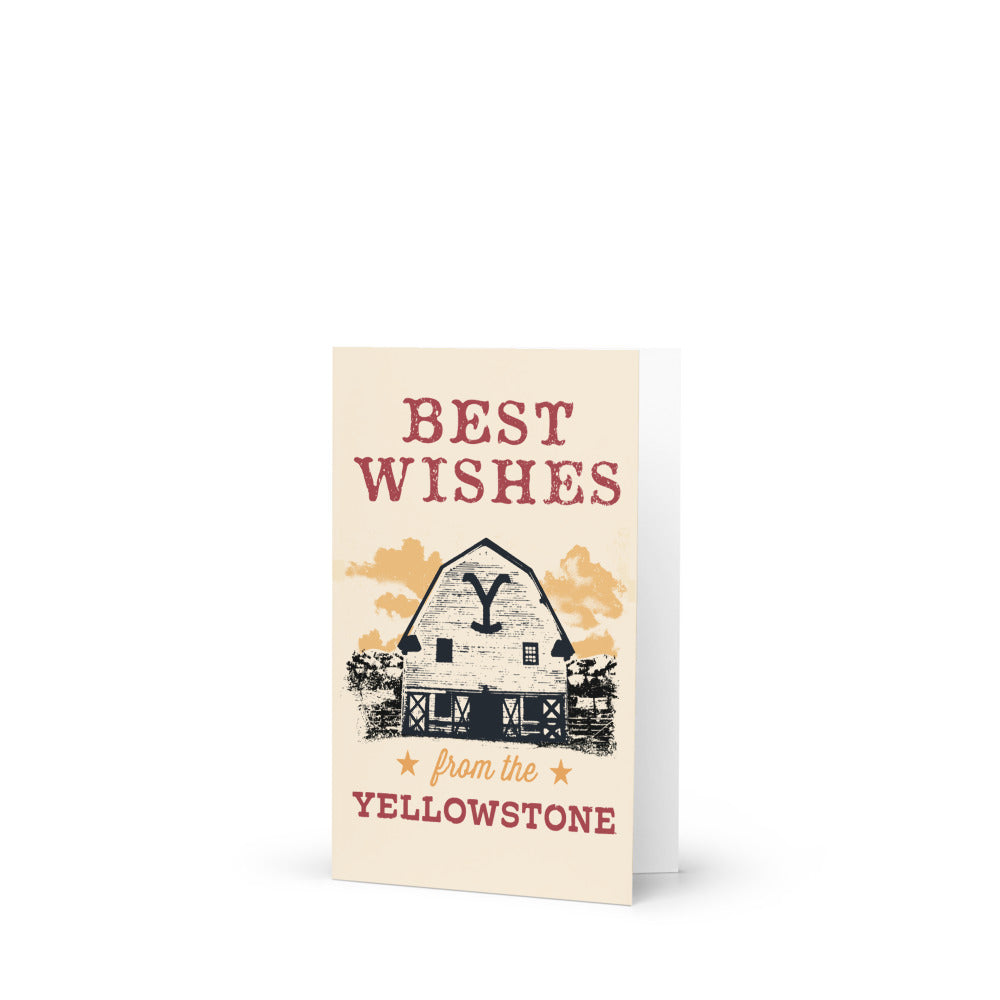 Yellowstone Best Wishes Greeting Card