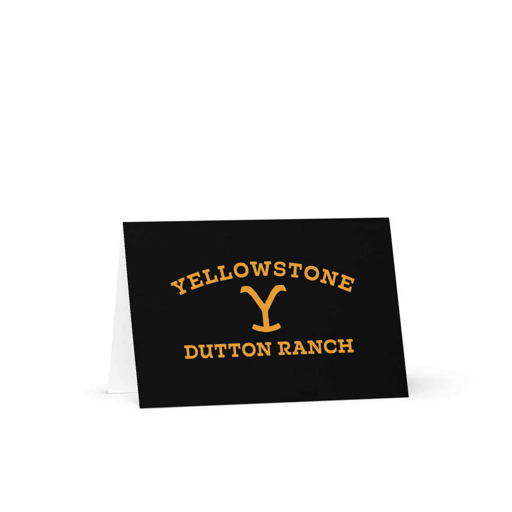 Yellowstone Dutton Ranch Greeting Card