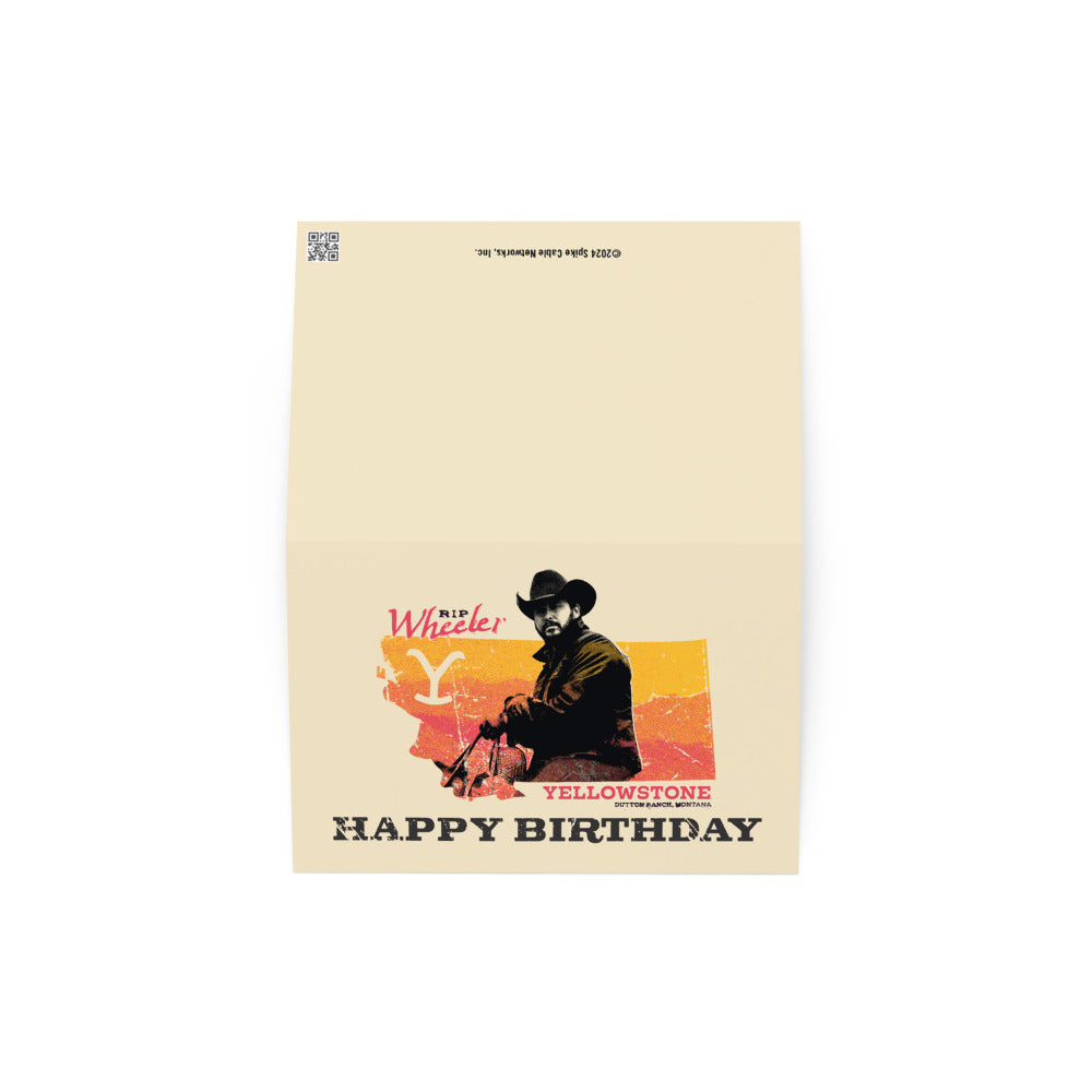 Yellowstone Rip Wheeler Birthday Card