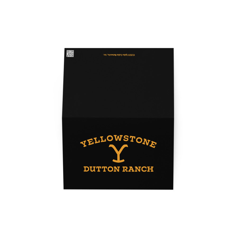 Yellowstone Dutton Ranch Greeting Card