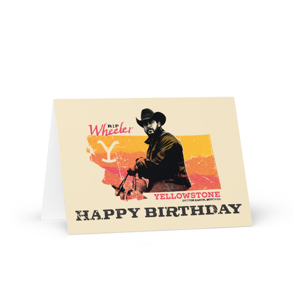 Yellowstone Rip Wheeler Birthday Card