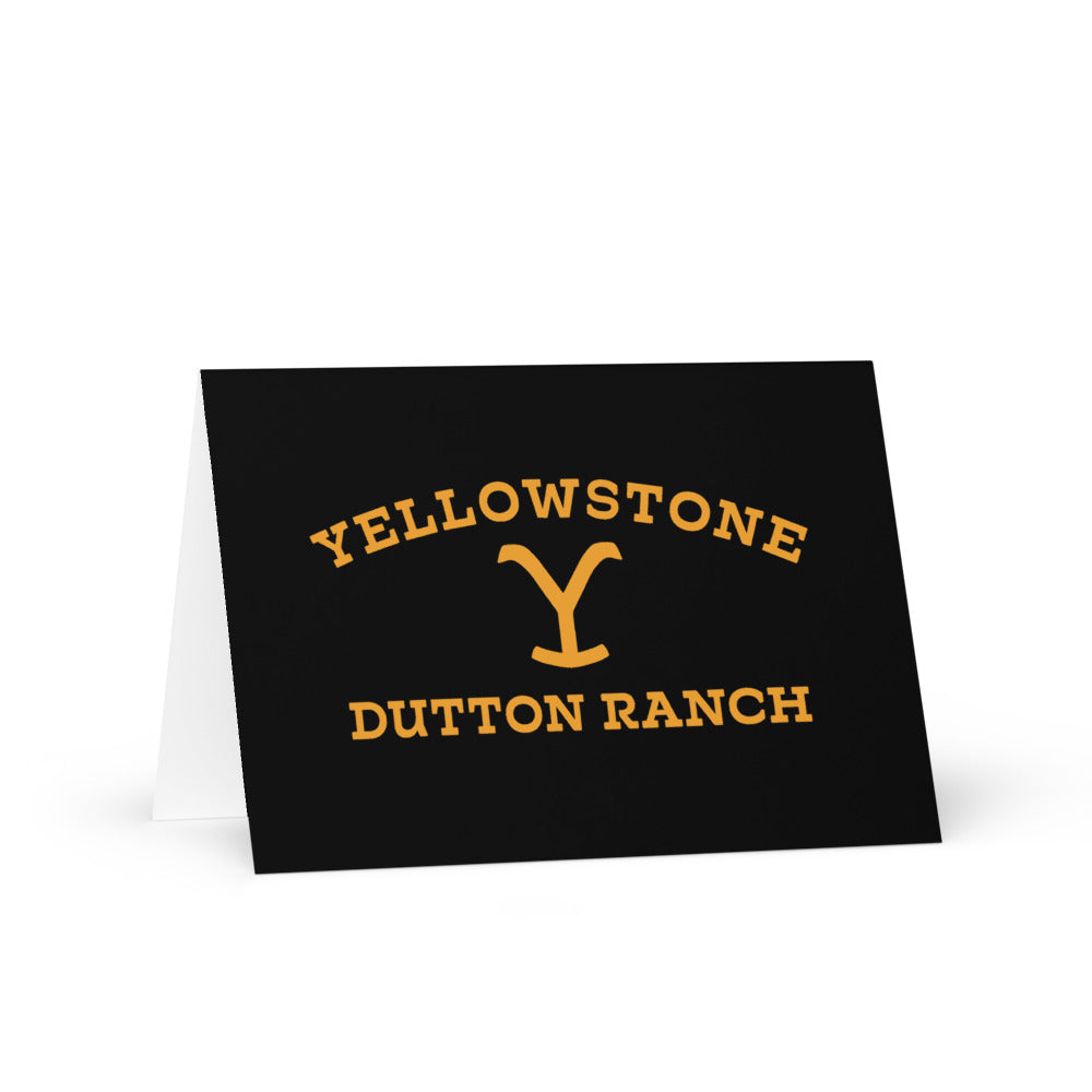 Yellowstone Dutton Ranch Greeting Card