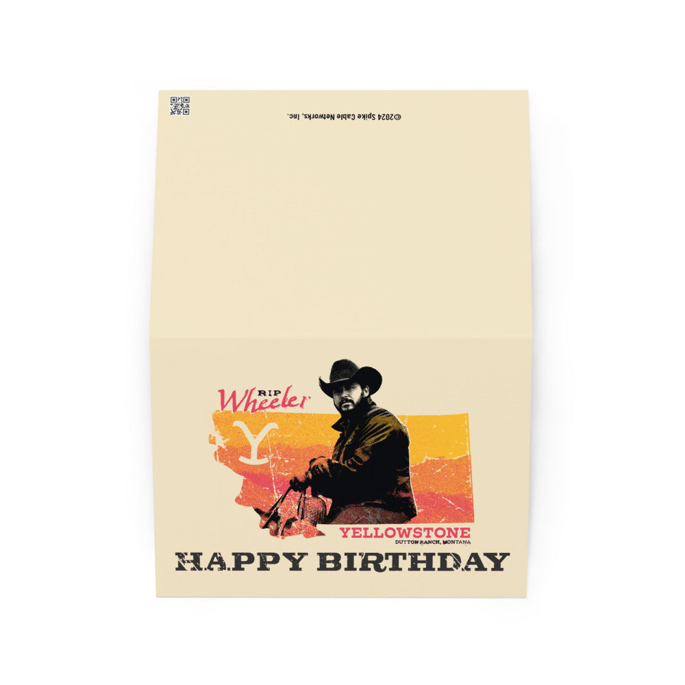 Yellowstone Rip Wheeler Birthday Card