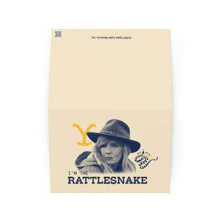 Yellowstone Beth Dutton I'm the Rattlesnake Greeting Card