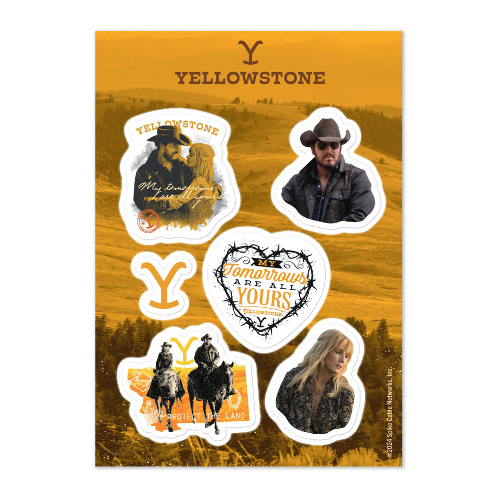 Yellowstone Club Sticker Yellowstone Rip & Beth Sticker Sheet