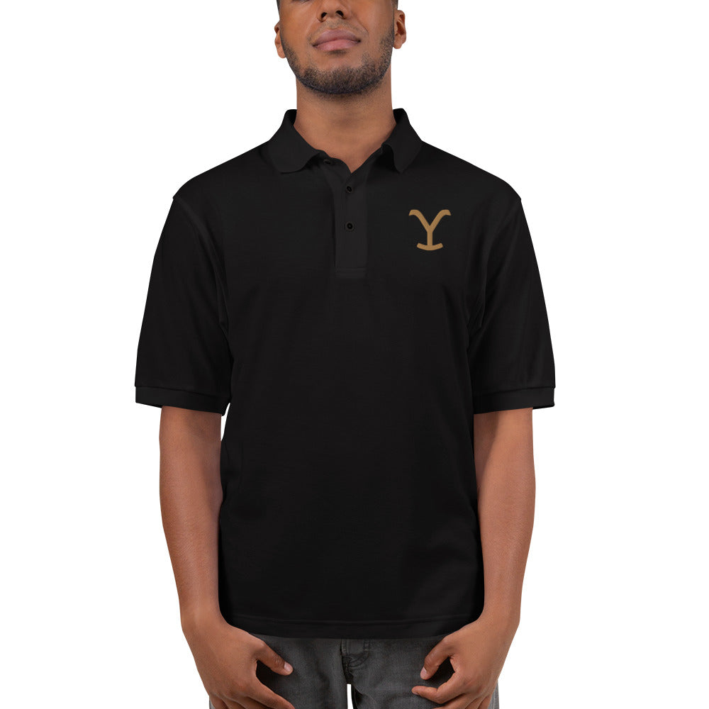 Yellowstone Logo Embroidered Unisex Polo Shirt