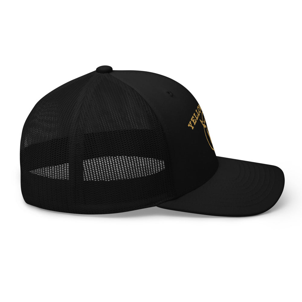 Yellowstone Gold Skull Trucker Hat