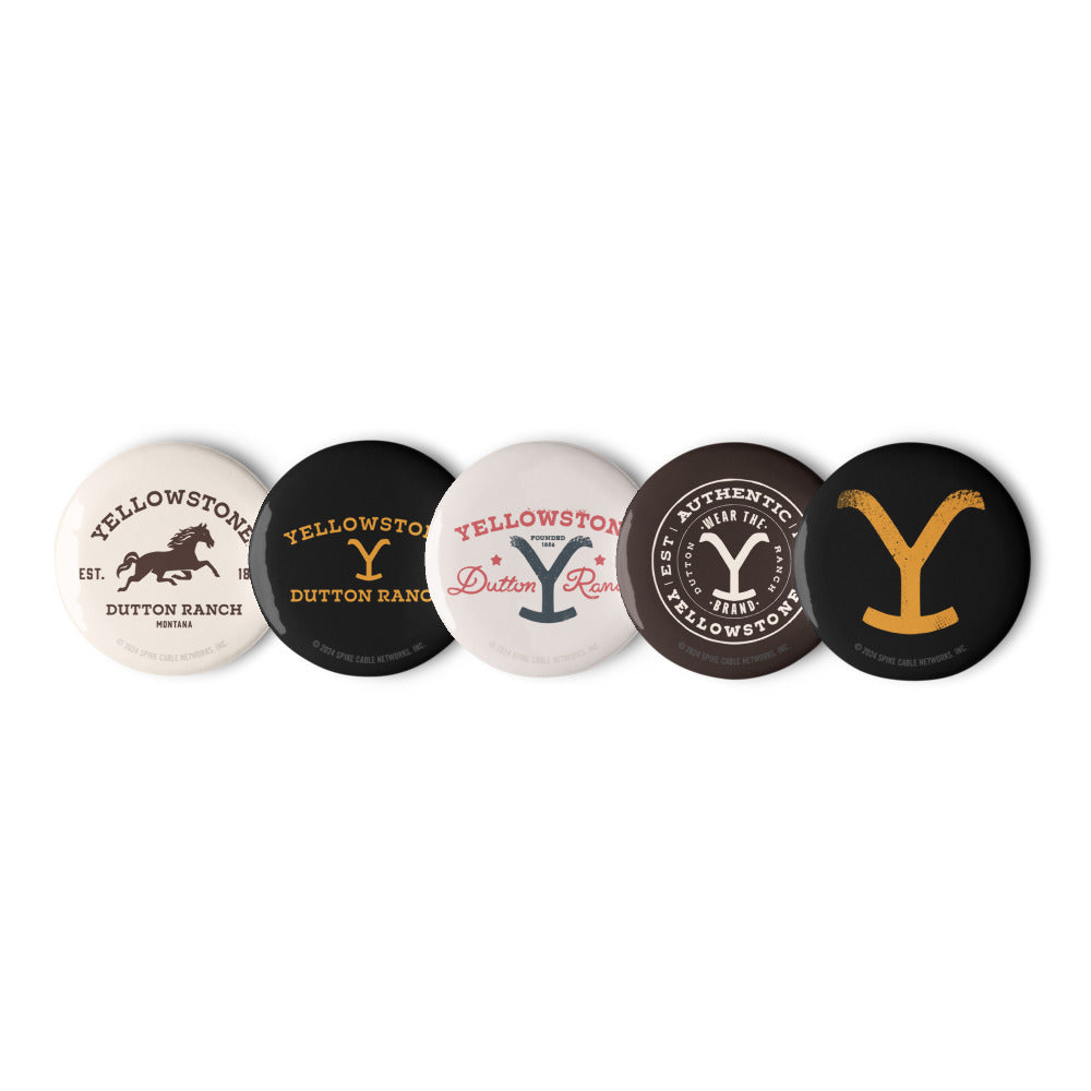 Yellowstone Logos Pin Set