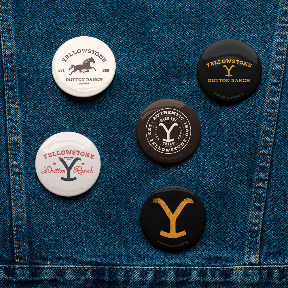 Yellowstone Logos Pin Set