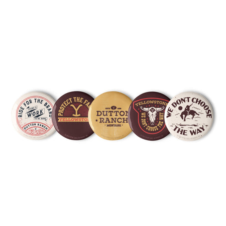 Yellowstone Badges Pin Set