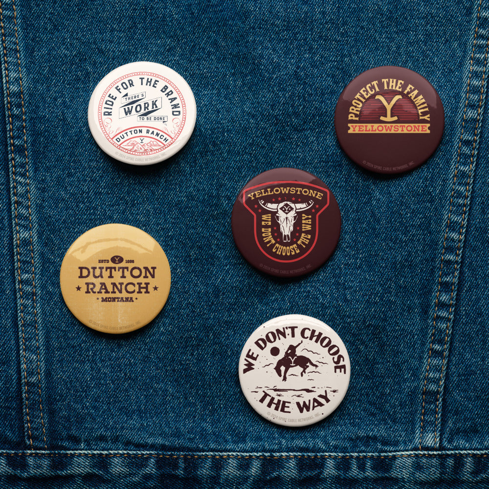 Yellowstone Badges Pin Set