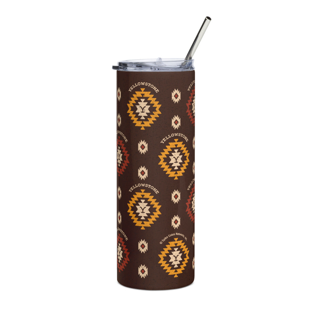 Yellowstone Aztec Tumbler White