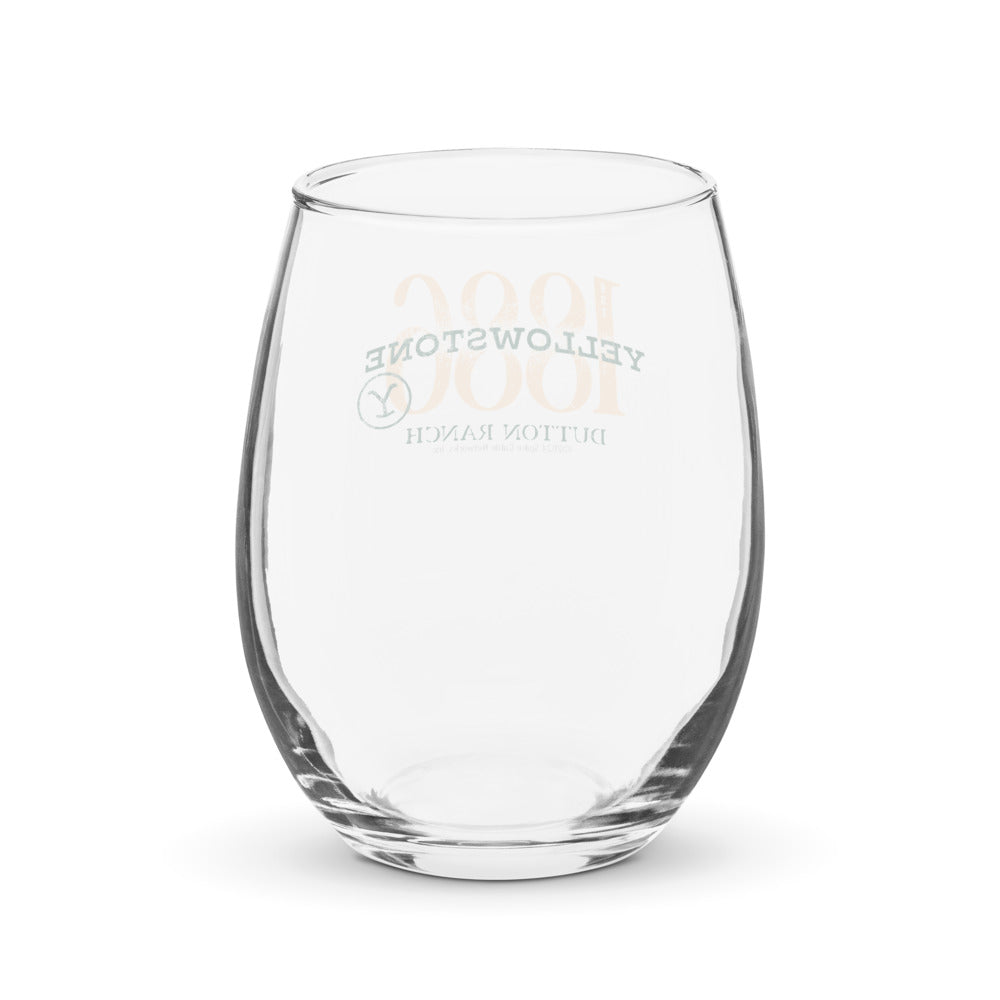 Yellowstone 1886 Stemless Wine Glass