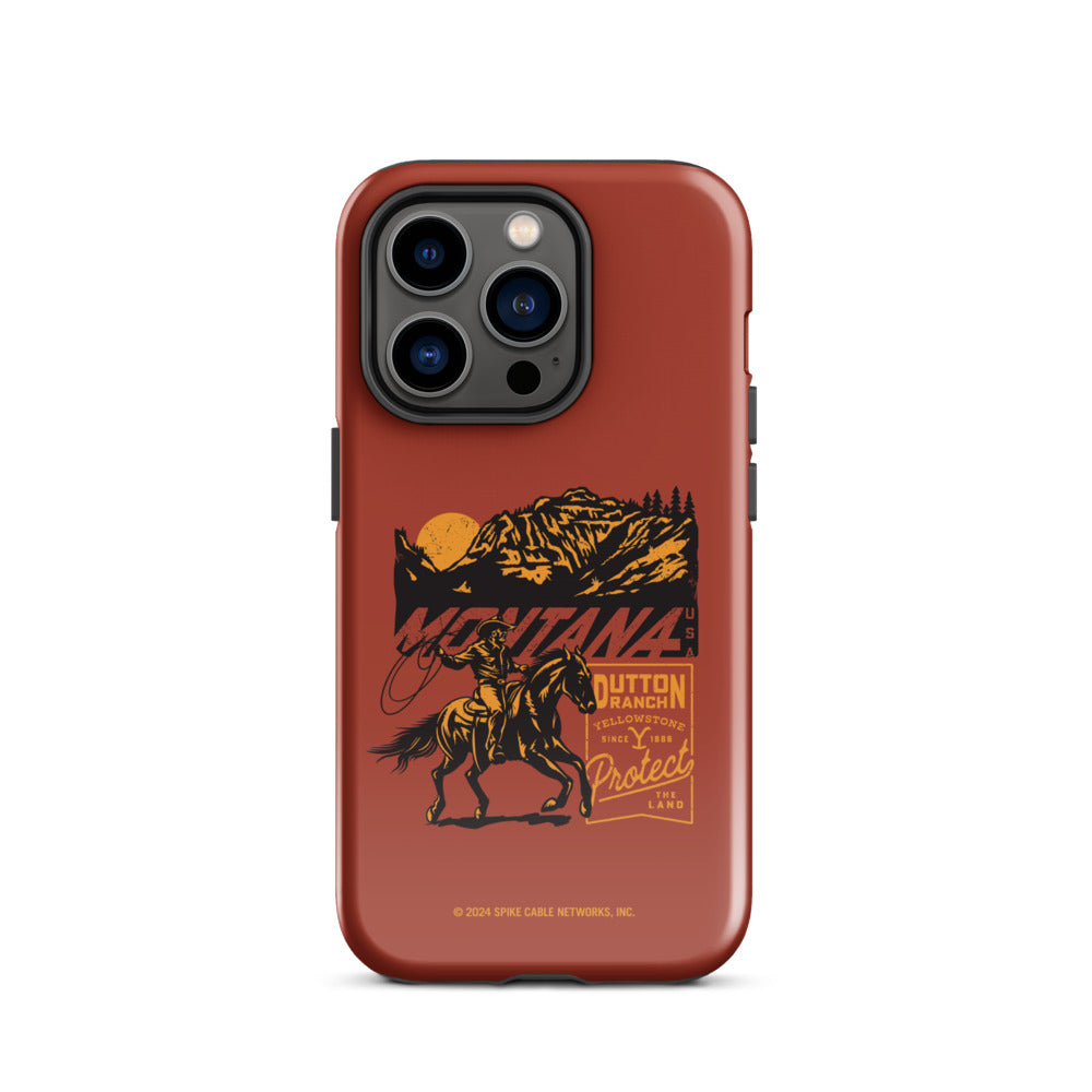 Yellowstone Montana Tough iPhone Case