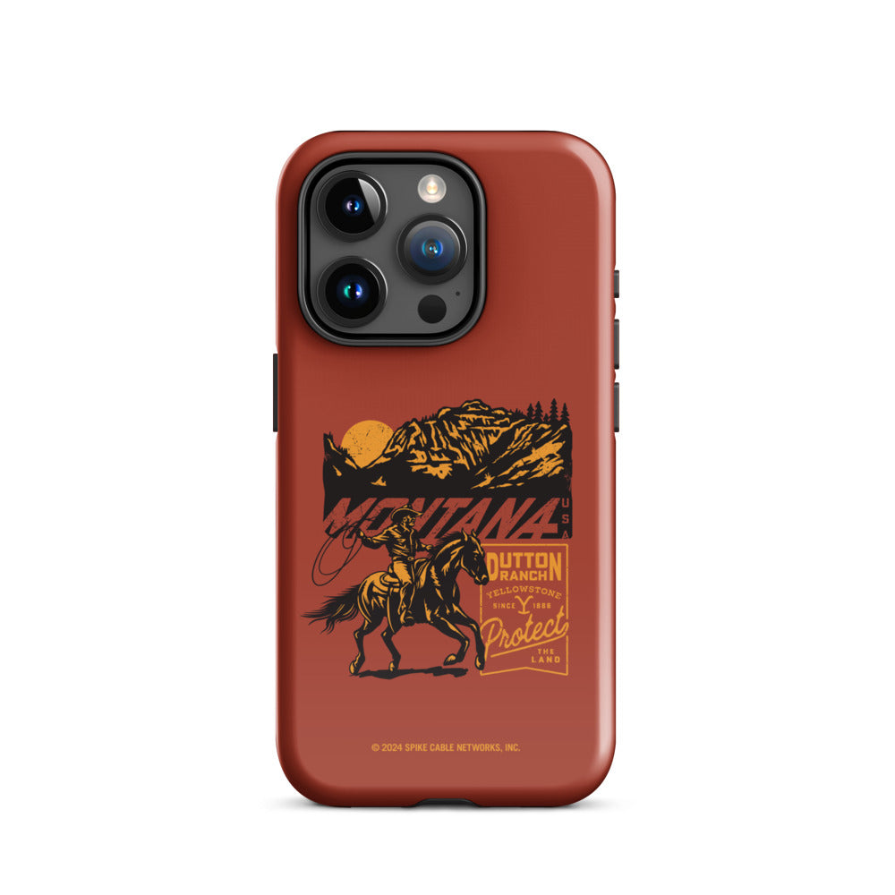 Yellowstone Montana Tough iPhone Case