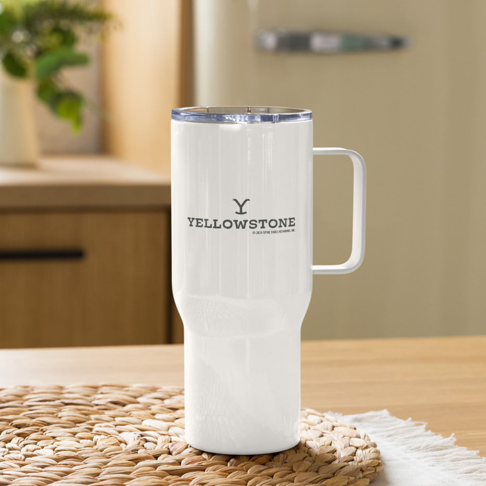 Yellowstone Cowboy Up Badge Tumbler