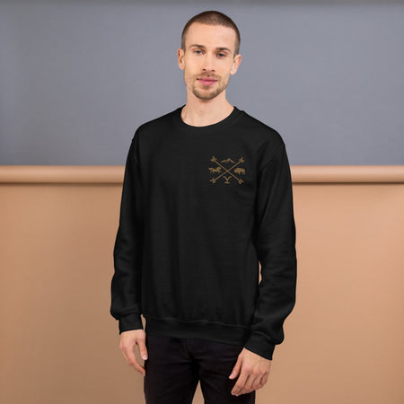 Yellowstone Icons Embroidered Crewneck